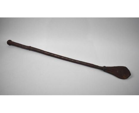 A Vintage Leather Riding Whip, 63cms Long