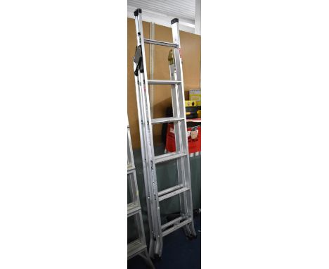 An Aluminium Decorators Ladder 
