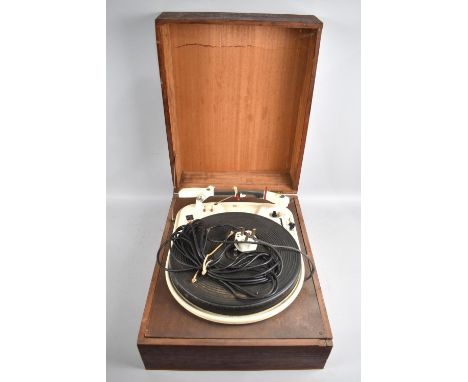A Vintage Wooden Cased Garrard Record Deck, Model 4HF(H) 