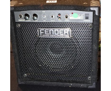 Fender Rumble 15 amplifier speaker PR497. Not available for in-house P&amp;P, contact Paul O'Hea at Mailboxes on 01925 659133