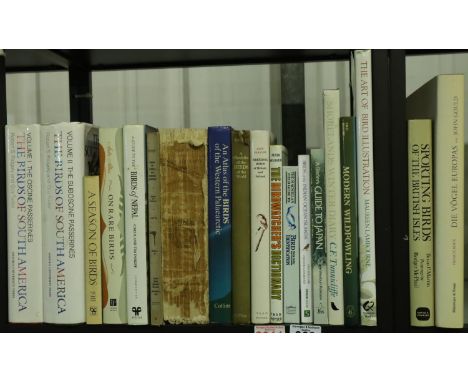 One shelf of Bird related books. Not available for in-house P&amp;P, contact Paul O'Hea at Mailboxes on 01925 659133 