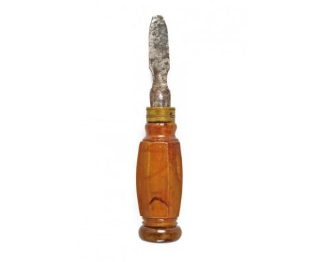 dating: Mid 19th Century provenance: Europe, Double-headed iron tool, can be used both as a screwdriver and for unscrewing ni