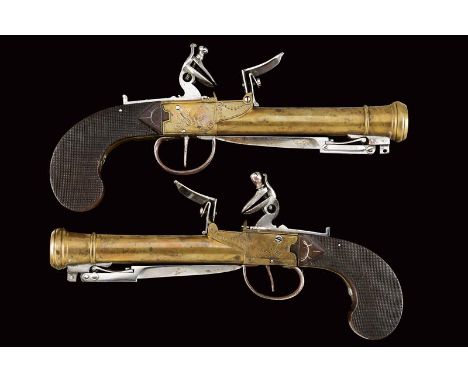 dating: Early 19th Century provenance: France, Round, smoothbore, 21 mm cal. barrels, with slightly moulded nozzle. Worked in