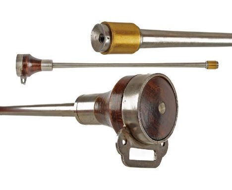 dating: Third quarter of the 19th Century provenance: Piedmont, Brass and iron tip. Iron shaft. Wooden grip with ring nut pro