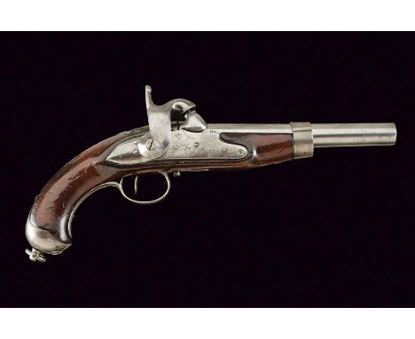dating: 1848 provenance: Turin, Smoothbore, two-stage, 17 mm cal. barrel with two slightly legible marks (Charles Albert) and