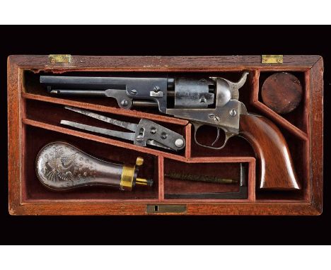 dating: Third quarter of the 19th Century provenance: USA, 5', 31 cal barrel with conical front sight, marked ' ADDRESS SAM.L