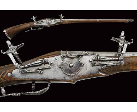 dating: first quarter of the 17th Century provenance: Brescia, Smoothbore, octagonal, 13 mm cal barrel with frame at the edge