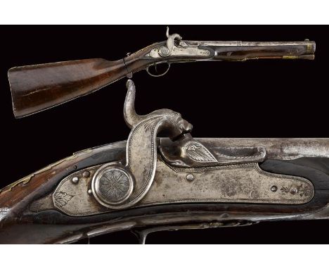 dating: Second half of the 18th Century provenance: Italy, Smoothbore, two-stage (round), 17 mm cal. barrel divided by rings,