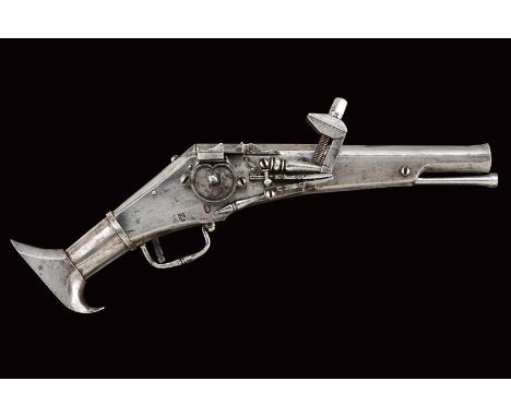 dating:  provenance: Nuremberg, Smoothbore, two-stage, 12 mm cal. barrel, the first part octagonal with monogram 'P D' on the