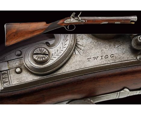 dating: Early 19th Century provenance: London, Smoothbore, two-stage barrel, octagonal at the first part with frame engraved 