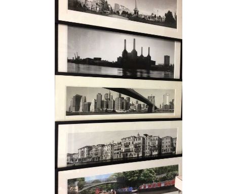 Six Jeffrey Jaye signed limited edition prints depicting London, New York, Venice etc, all in glazed framesHello,the largest 