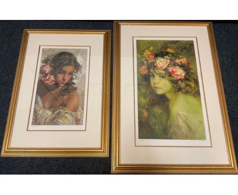 Royo, (Jose Mateu San Hilario), Inocentia, serigraph, signed in pencil, limited edition 49/275, dated 1998, certificate to ve