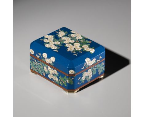 GONDA HIROSUKE: A CLOISONNÃ‰ ENAMEL BOX AND COVERBy Gonda Hirosuke (1865-1937), signed with the mark of Gonda HirosukeJapan, 