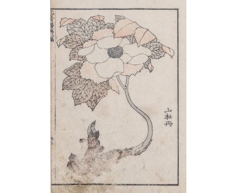 KATSUSHIKA HOKUSAI (1760 - 1849): MANGA WOODBLOCK PRINTBy Katsushika Hokusai (1760 - 1849), signedJapan, 1814-1878Color woodb