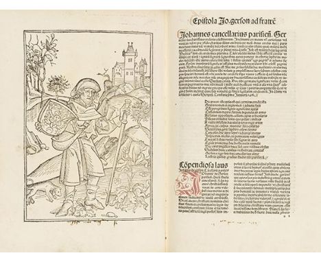 Johannes Gerson   Opera. Hrsg. von Peter Schott und Johann Geiler von Kaysersberg. 4 Teile und Inventarium, zus. 5 Teile in 4
