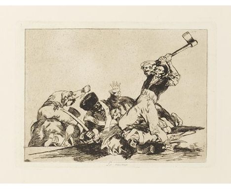 Francisco de Goya   [Los desastres de la guerra. Madrid, Real Academia de Bellas Artes de San Frenando 1906]. • Erschütternde