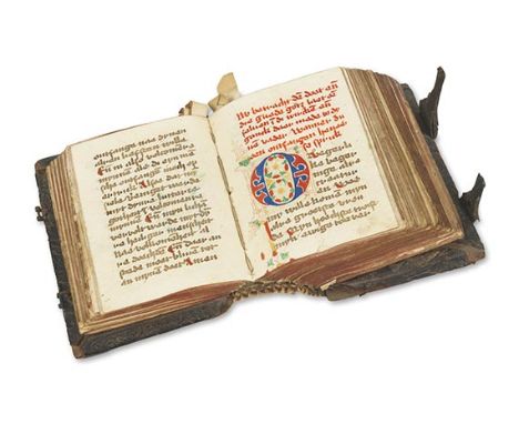 Niederländisches Gebetbuch    Handschrift auf Papier. Niederlande, zweite Hälfte des 15. Jahrhunderts. Kleinformatiges Gebetb