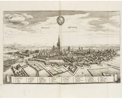 Matthäus Merian    Topographia Alsatiae. Frankfurt, J. G. Spörlin für M. Merian Erben 1663. Zweite Ausgabe der Topographie de