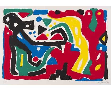 A. R. Penck   Expedition to the Holyland. Jerusalem 1983. • Eindrucksvolles, großformatiges Mappenwerk • Entstand nach einem 