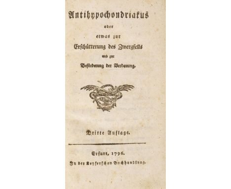Georg Adam Keyser    Antihypochondriakus oder etwas zur Erschütterung des Zwergfells und zur Beförderung der Verdauung. 12 Te