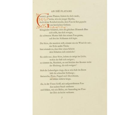 Paul Valéry    Gedichte. Übertragen durch Rainer Maria Rilke. Leipzig, Insel 1925. Von Paul Valéry und R. M. Rilke signierte 