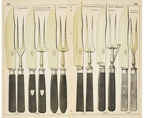 Musterbücher    Sammlung von 15 technischen Musterbüchern und Verkaufskatalogen aus den Jahren ca. 1880-1950. Interessante Sa