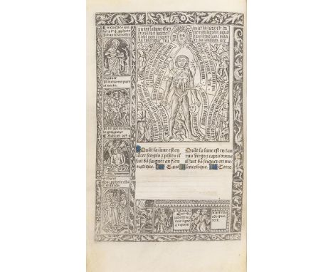 Horae B. M. V.  A la louenge de dieu et de sa tressaincte et glorieuse mere et a ledification de tous bons catholiques fure(n