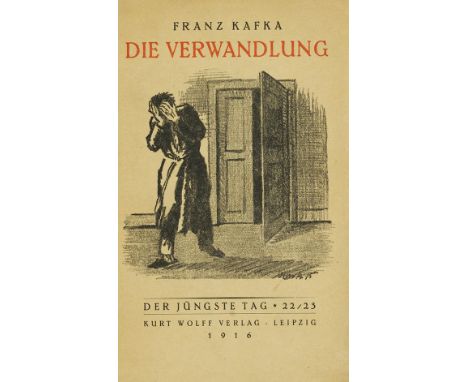 Franz Kafka   Die Verwandlung. Leipzig, Kurt Wolff [1915]. • Ikone der Literatur des 20. Jahrhunderts • Erste Buchausgabe mit