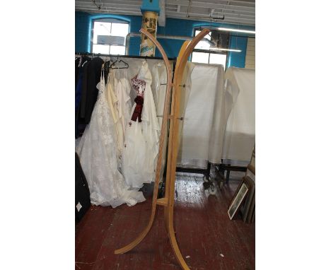A vintage style Scandinavian bentwood coat rack stand collection only 