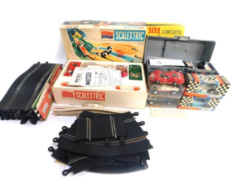 A Scalextric Conversion Set YS200, race tuned Offenhauser front engine C79, a pair of change overs PT82, back bridge A248, lo