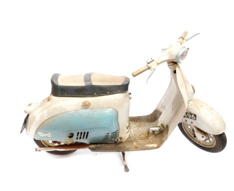 A 1961 Agrati-Garelli 80cc Capri scooter, Registration TTL 496, frame no 7 02759, engine no 1294, 2892 recorded mileage, with