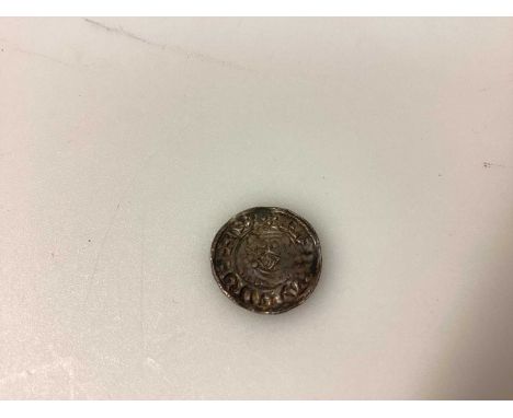 Saxon - Edward The Confessor facing bust/small cross silver Penny R/ Goldman On Colece (Mint of Colchester) 1062-65 AD (N.B. 