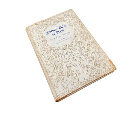 J. R. R. Tolkien - Farmer Giles of Ham, first edition, colour frontispiece and illustrations by Pauline Baynes, with dust jac