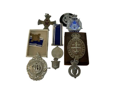 Elizabeth II Police Long Service and Good Conduct medal named to Const. Clifford. R. Cross, in box of issue, together with Bo