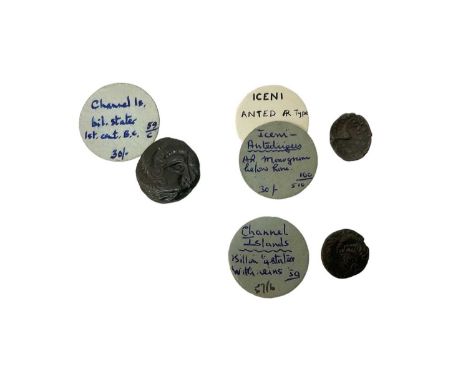 Celtic - Mixed coins to include Armorica (Channel Islands) Billon Stater class VI (Rev: Lash ends in 'Ladder' motif) circa 75