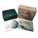 Rolex Oyster Submariner/ Sea-Dweller empty watch box with outer cardboard box and paperwork