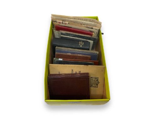 Group of First and Second World War ephemera to include infantry training manual, soldiers bible, soldiers service and pay bo
