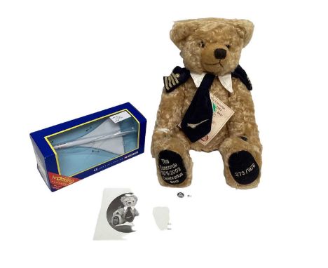 Compton &amp; Woodhouse Bear Concorde 2003 Celebration and The Anniversay Heirloom Bear, Franklin Mint Tiny Tim and Dean's 20