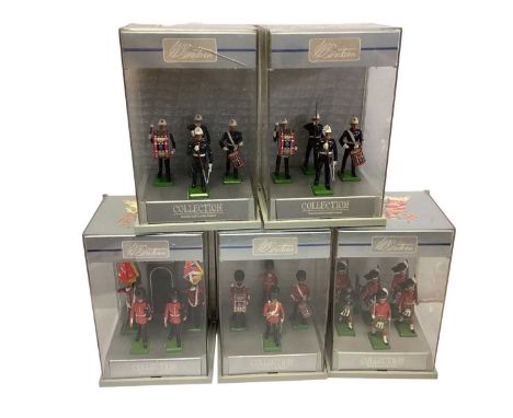 Britains selection of boxed sets to include 8306 (x2), 8307, 8308, 8309 (x2), 8310 (x2), 8311 (x2), 8313 (x3), Royal Marines 