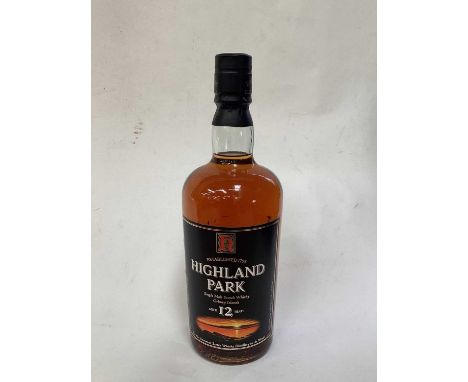 Bottle of Highland Park Single Malt Orkney Scotch Whisky 