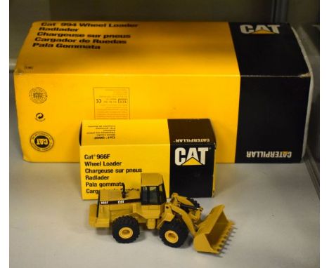 Toys - Caterpillar 994 Wheel Loader, together with a smaller scale 966F Wheel Loader   Condition: 