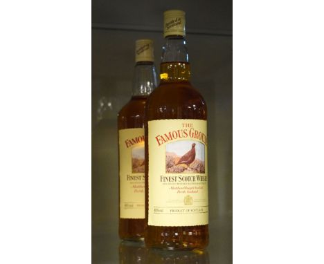 Wines & Spirits - The Famous Grouse Scotch whisky, 2 x 1 litre bottles (2)   Condition: 