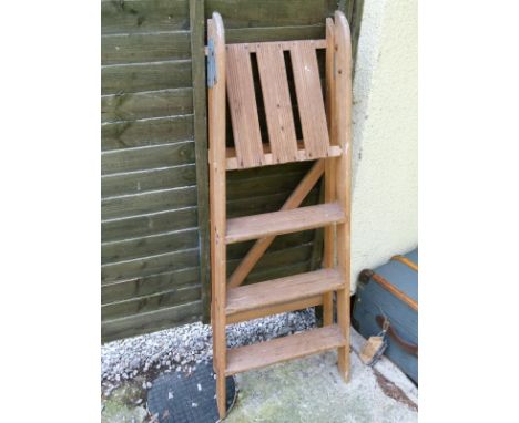 Small wooden step ladder   Condition: 