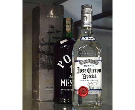 Wines & Spirits - Two bottles of port and a bottle of tequila (3)   Condition: 