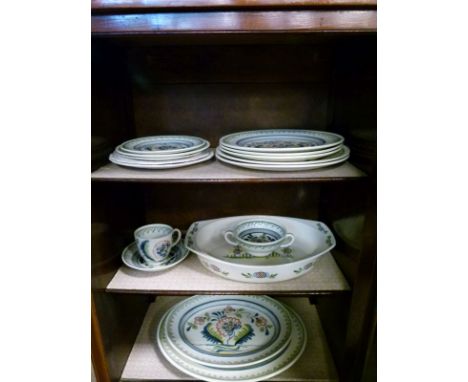 Mid 20th Century Bristol Pottery Old Bristol Delft pattern part dinner/tea service   Condition: 