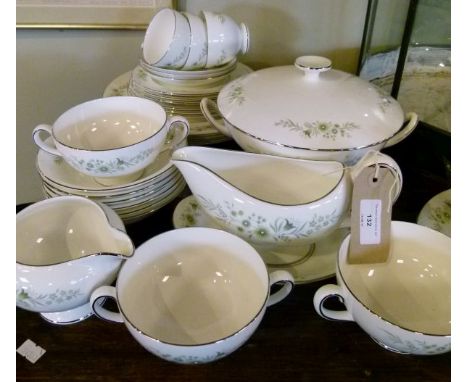 Wedgwood Westbury pattern dinner and tea service   Condition: 