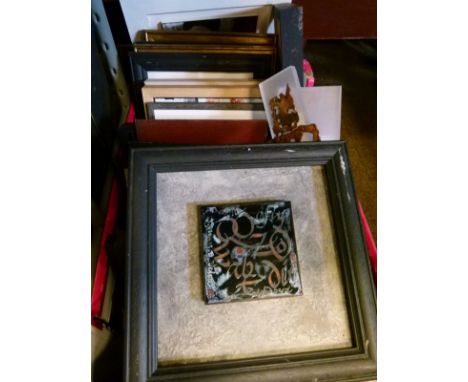 Patricia Schelper Jones - Large collection of enamel plaques, various sizes   Condition: 