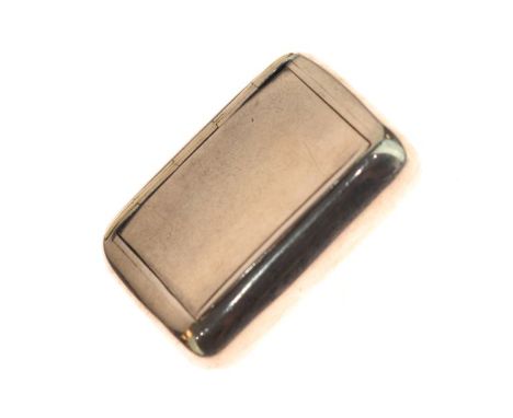 Edward VII silver snuff box, Birmingham 1909   Condition: 