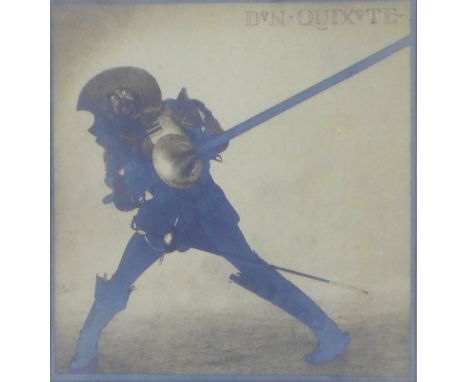 DON QUIXOTE, framed etching, 21 x 22cm