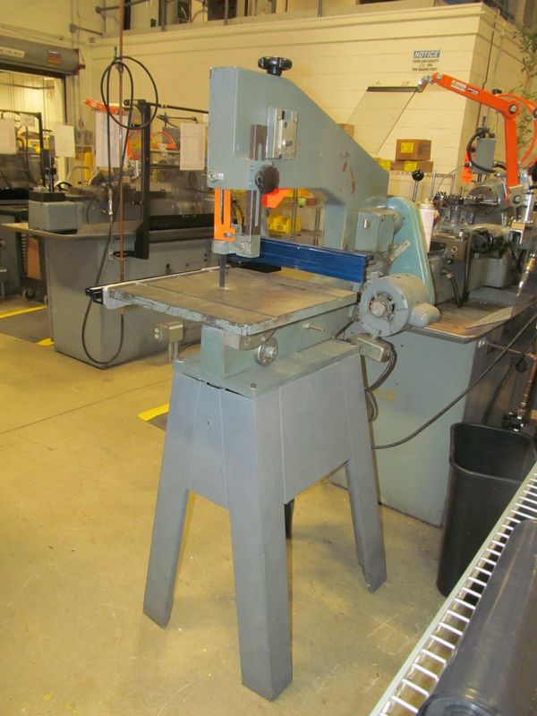 Dayton 16" vertical band saw, 1/2 HP, 1 PH, with 3 wheel cutting speed